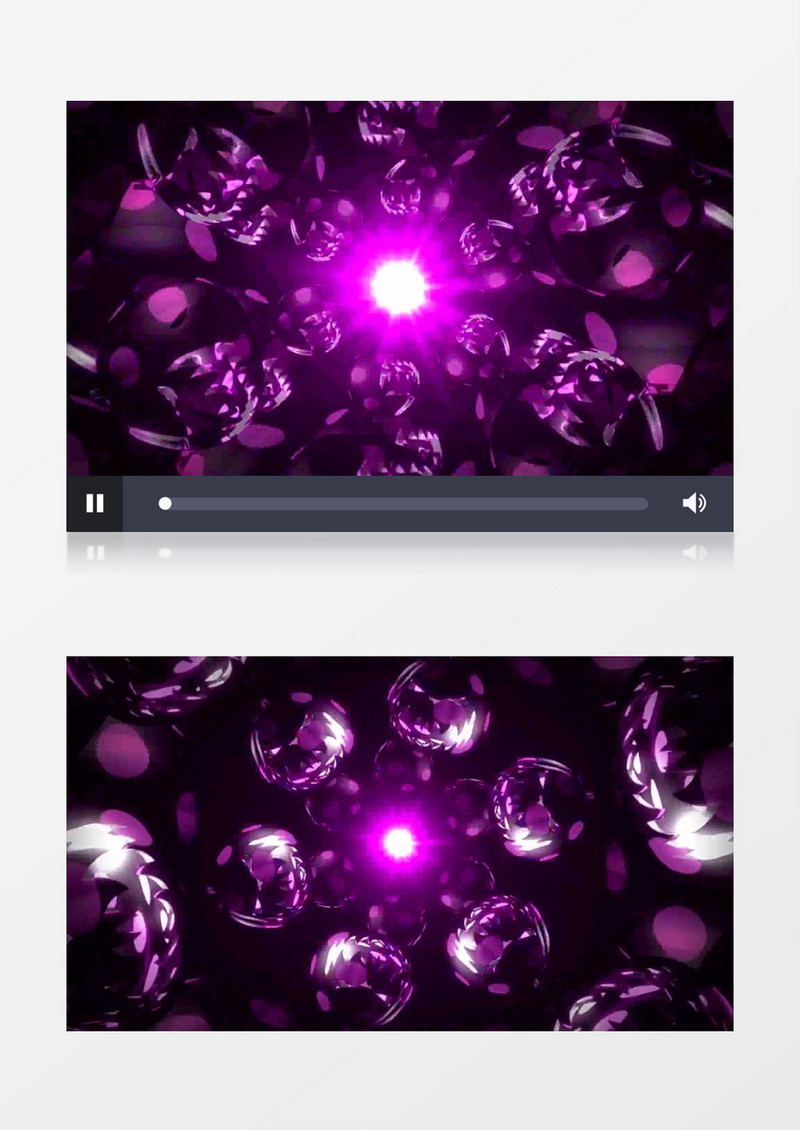 紫色动感万圣节南瓜灯背景视频（有音乐）