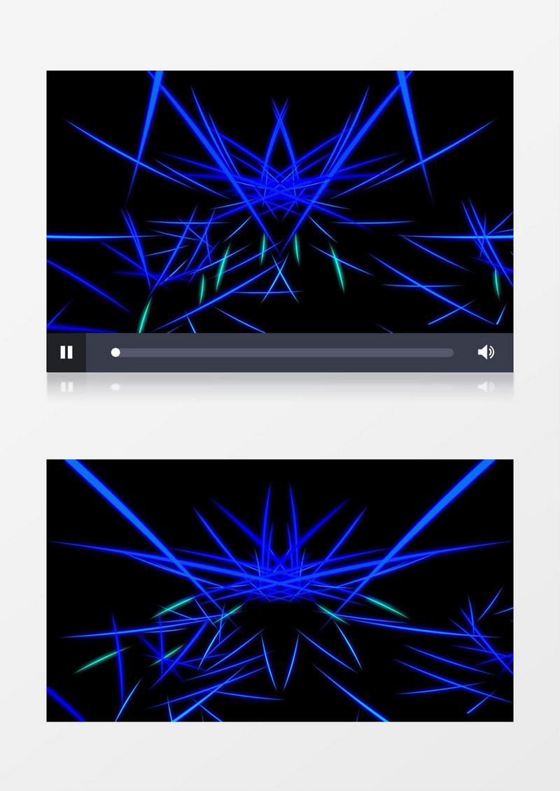 煽动几何线光效动态视频素材(有音乐)