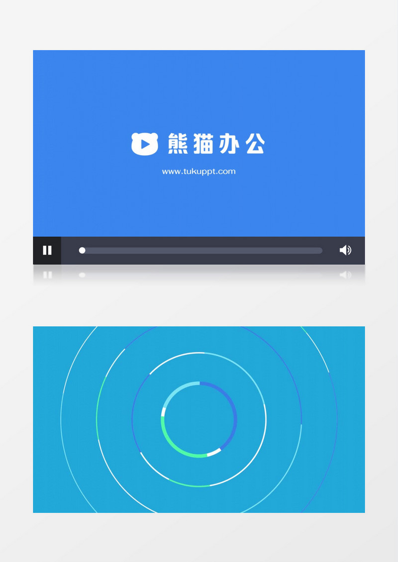 淡蓝色大气简洁企业宣传片头LOOGO展示AE视频模板