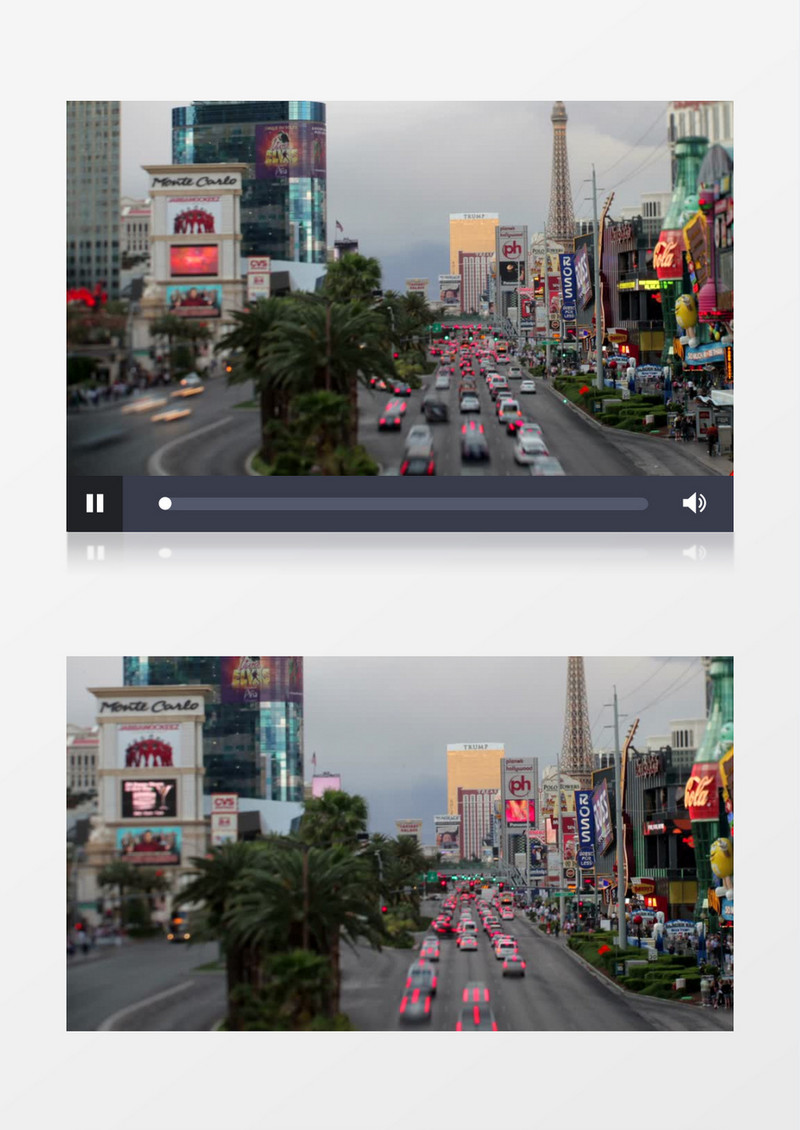 旅游城市的交通实拍视频素材