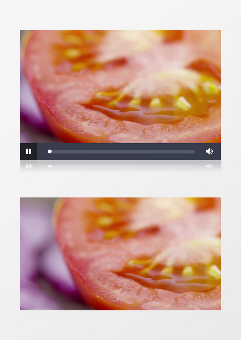 切好的西红柿洋葱黄瓜片实拍视频素材