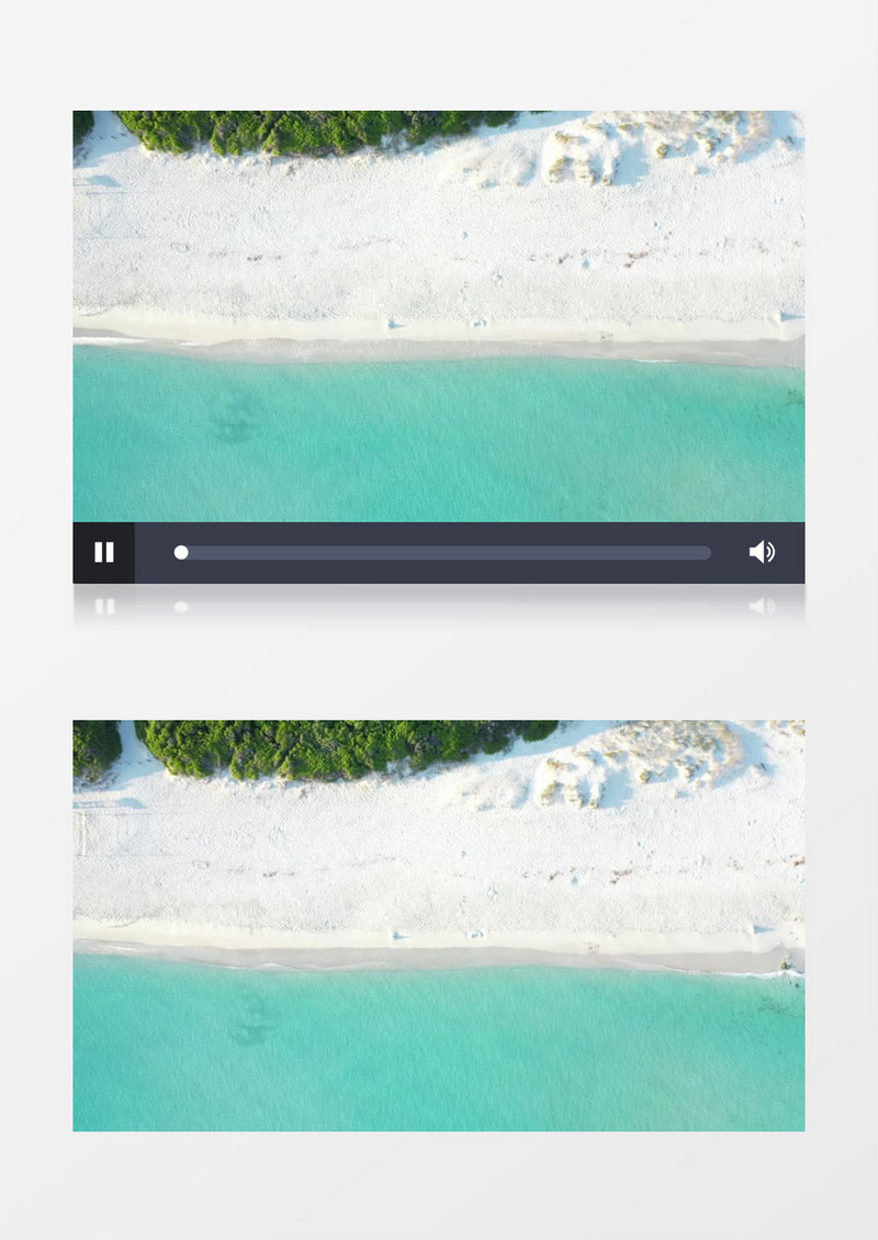 4K航拍海边美景实拍视频素材