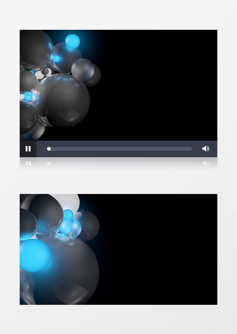 多个球体组合变幻过程视频素材