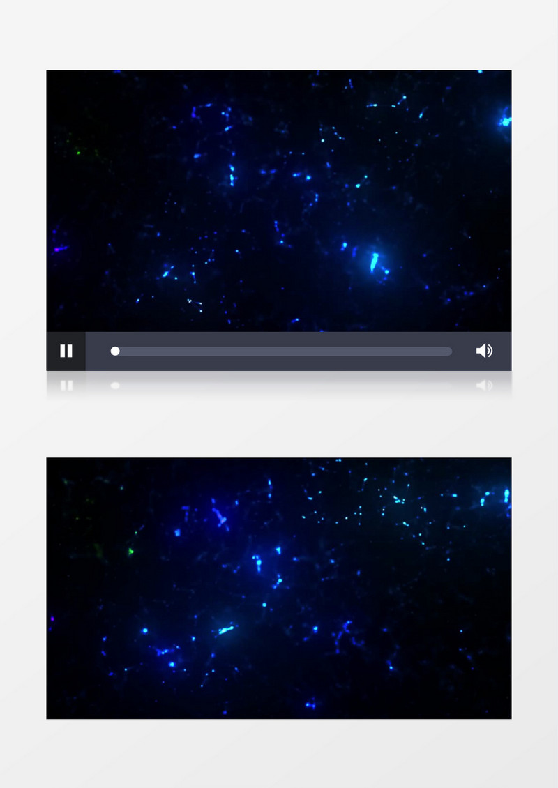 波光粼粼的蓝色光点视频素材