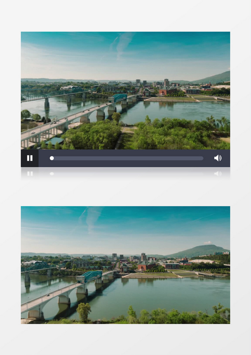 延时航拍城市上方看到的城市景象延时拍摄视频素材