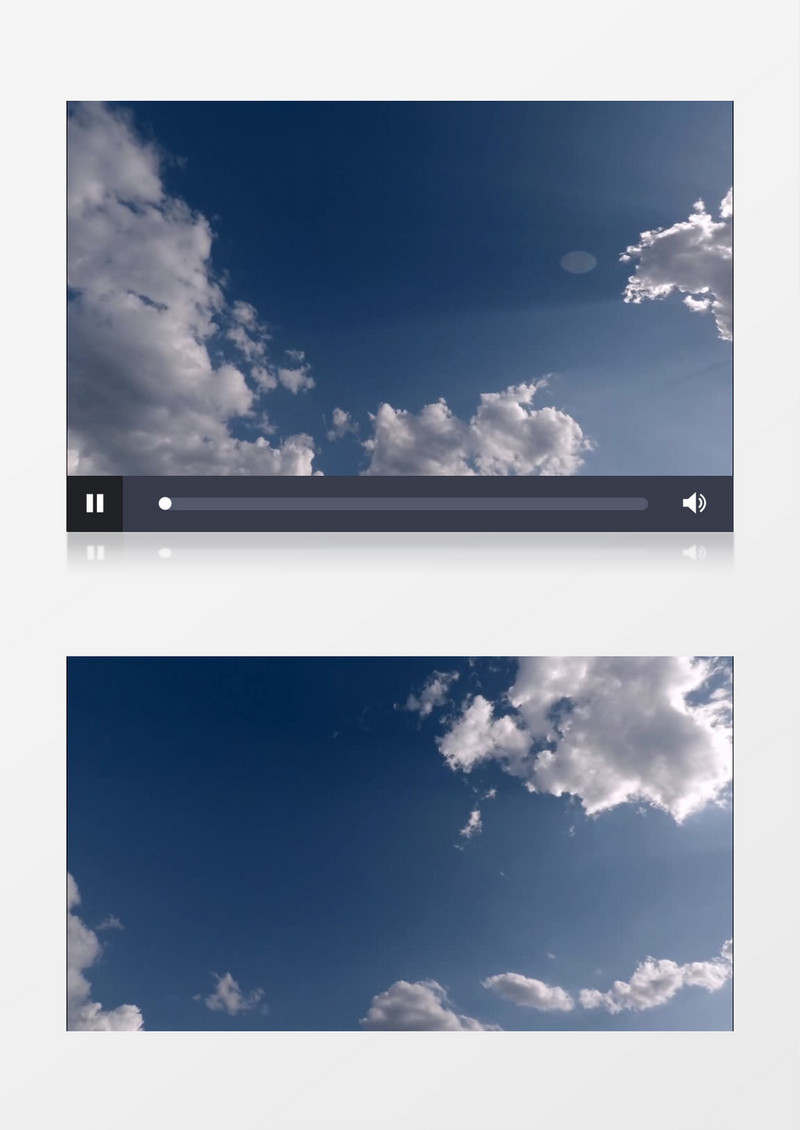 延时拍摄天空中的云层变幻延时拍摄视频素材