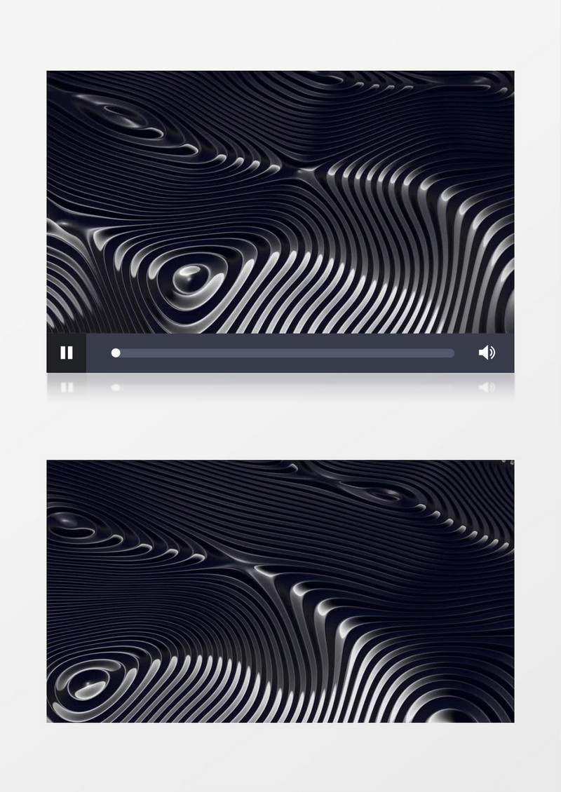 创意银色波浪纹理变化背景视频有音乐