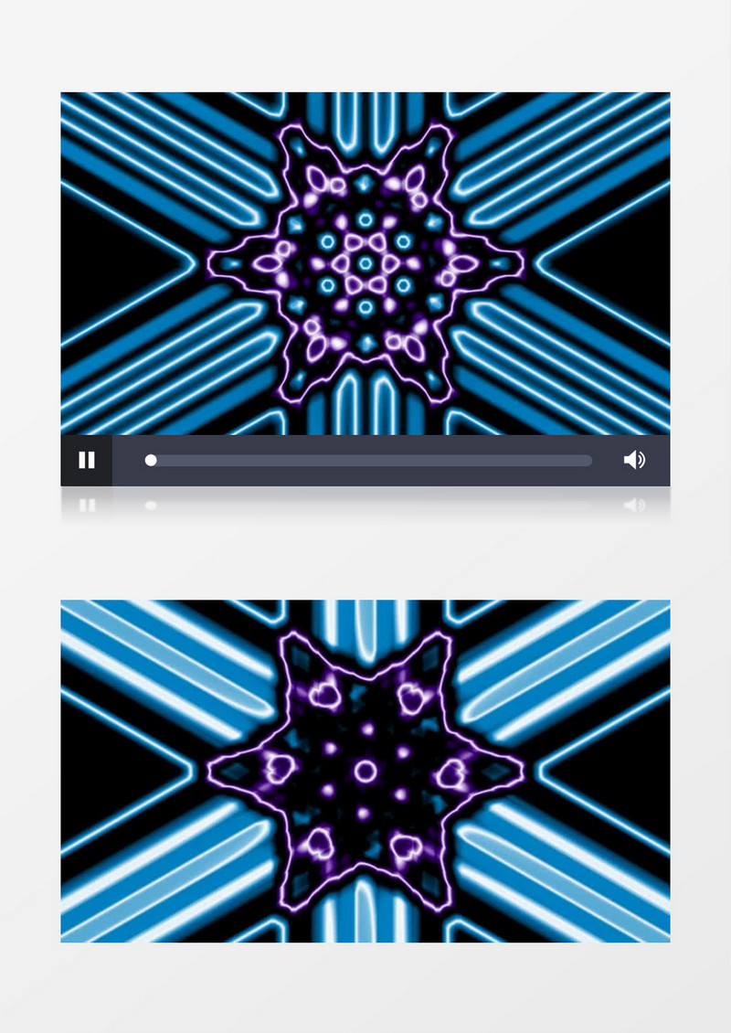 蓝色光束变化背景视频有音乐
