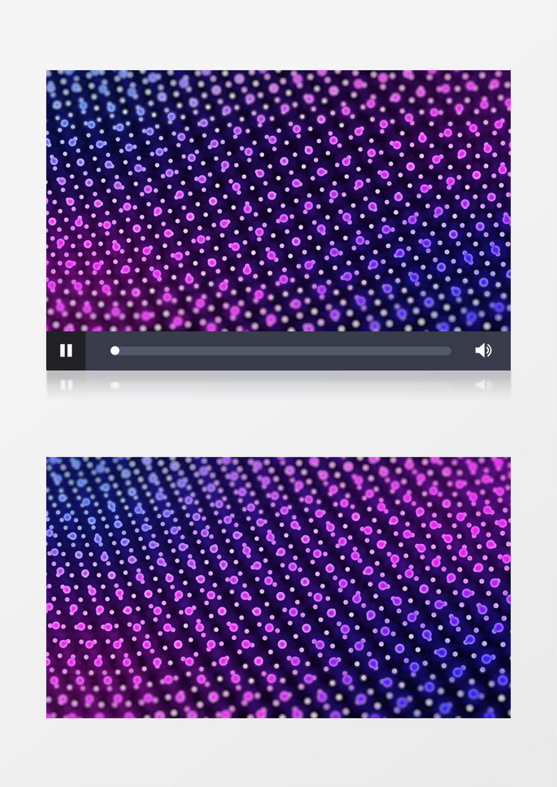 不断起伏的紫色渐变粒子背景视频素材
