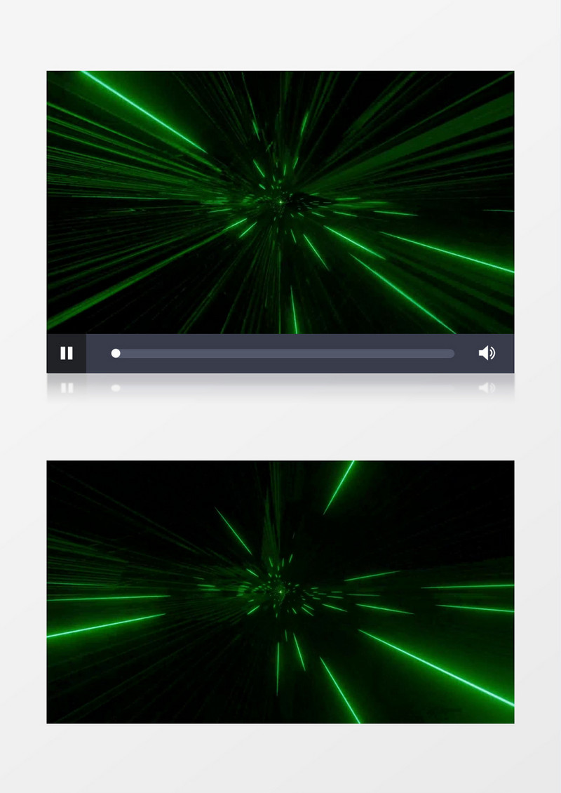 快速散发绿色光束背景视频素材有音乐