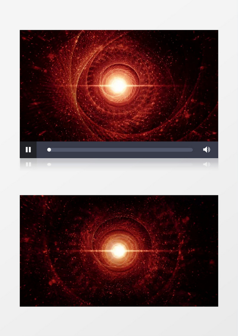 创意圆环粒子光束散发背景视频素材有音乐