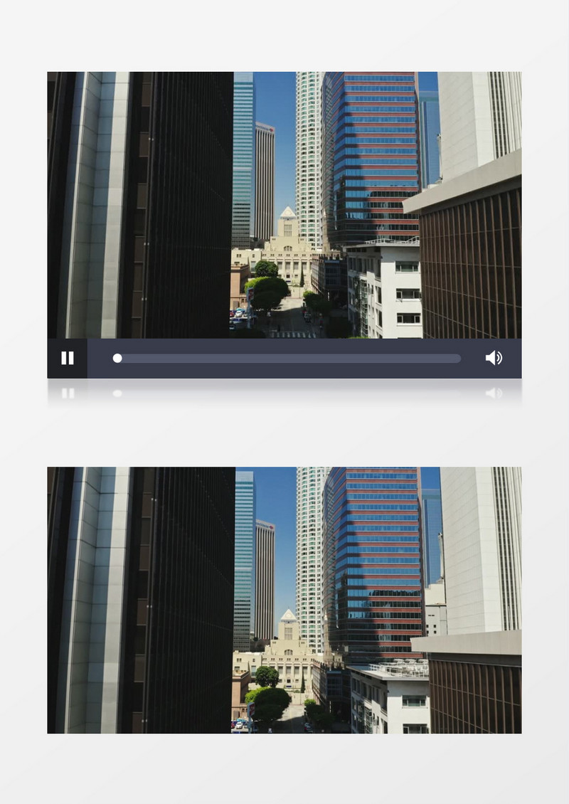 高清实拍城市中的摩天大楼实拍视频素材