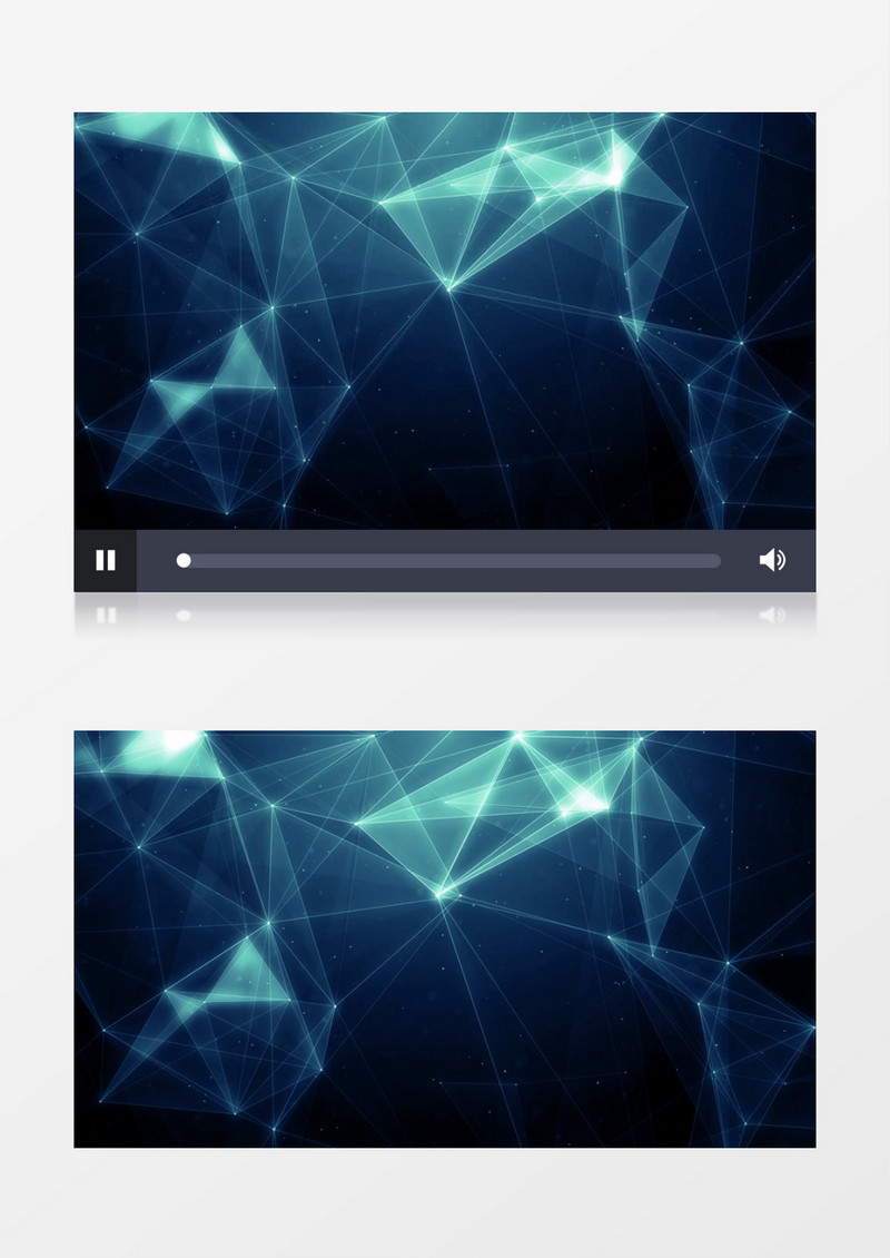 蓝色创意科技背景视频素材有音乐