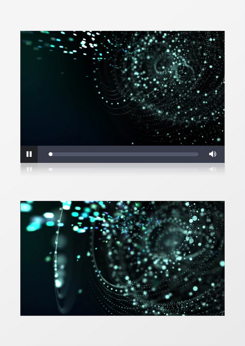 粒子旋涡旋转背景视频素材有音乐