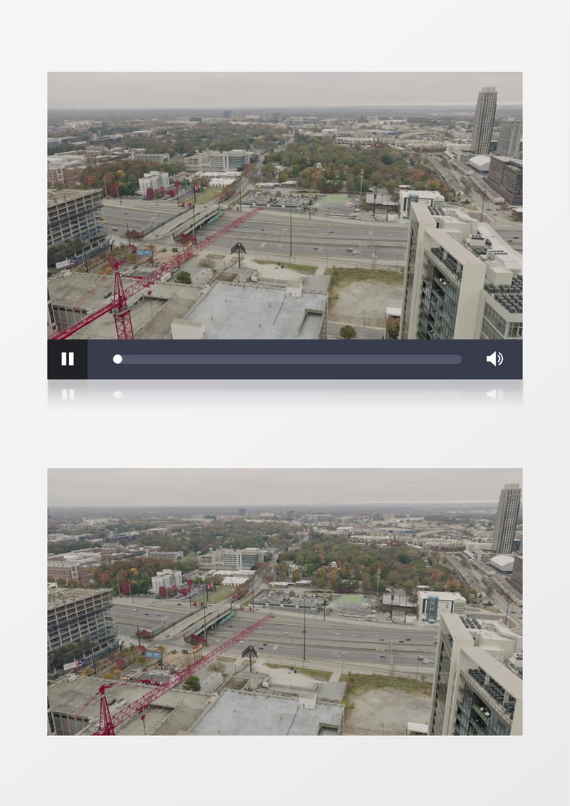 城市有序的道路交通实拍视频素材