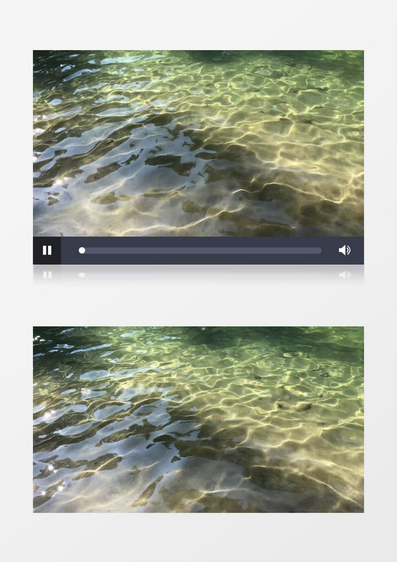 波光粼粼的水面实拍视频素材