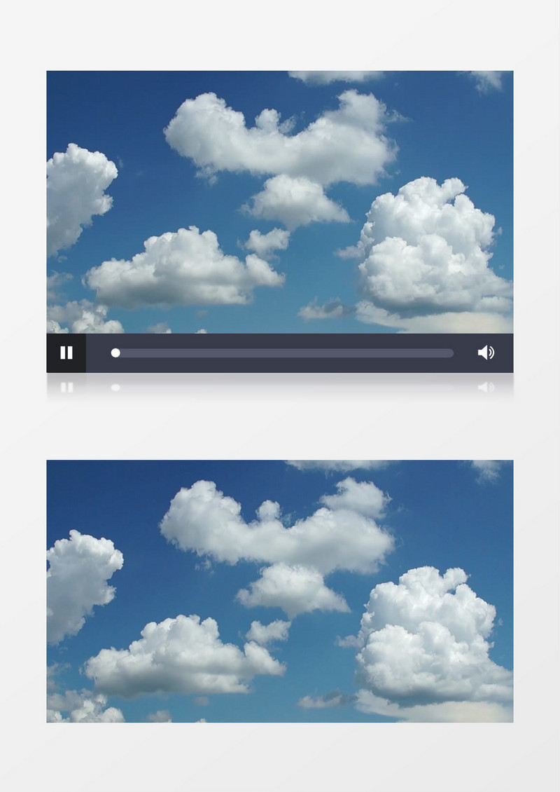 延时拍摄云层的变化形态实拍视频素材