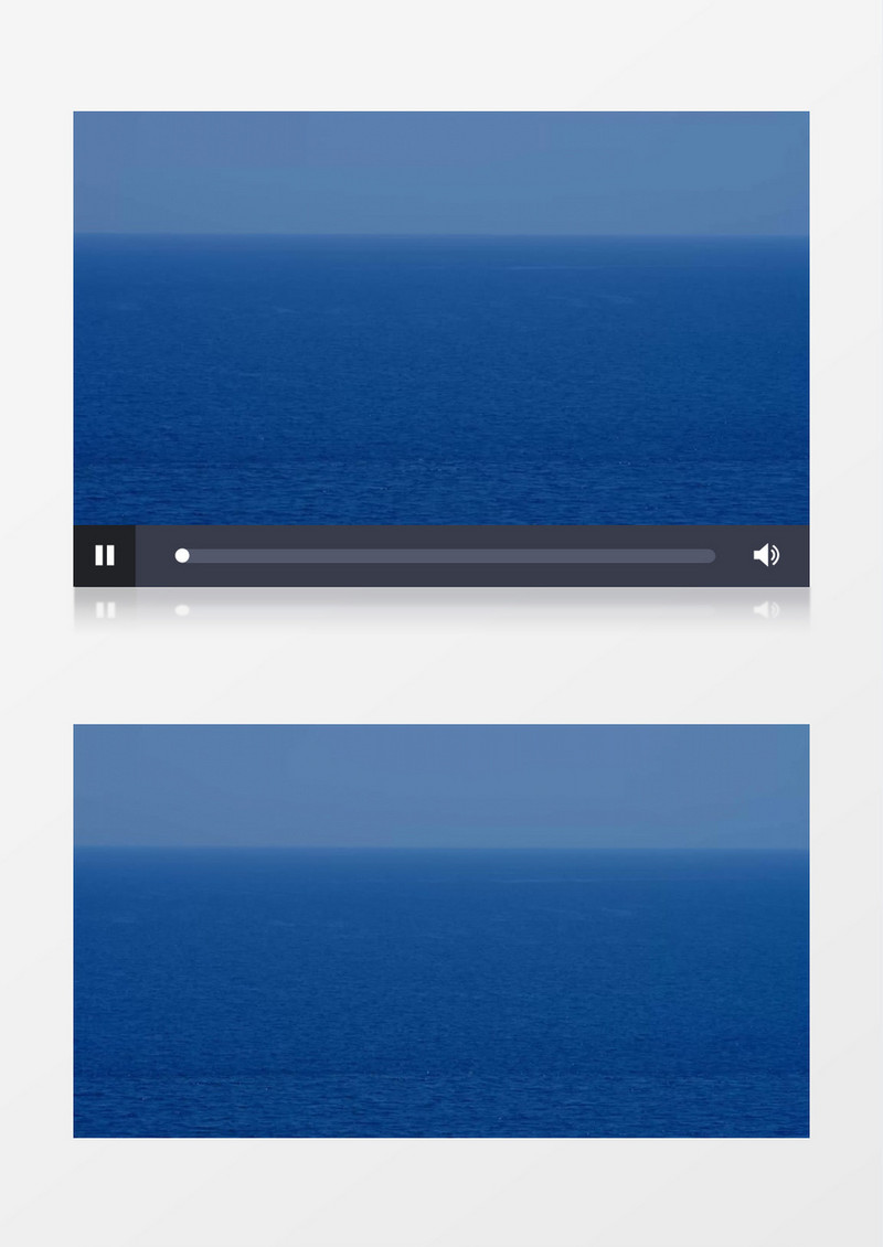 波光粼粼的海面实拍视频素材