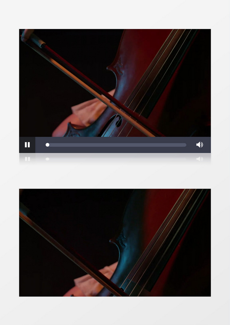 美女在演奏大提琴实拍视频素材