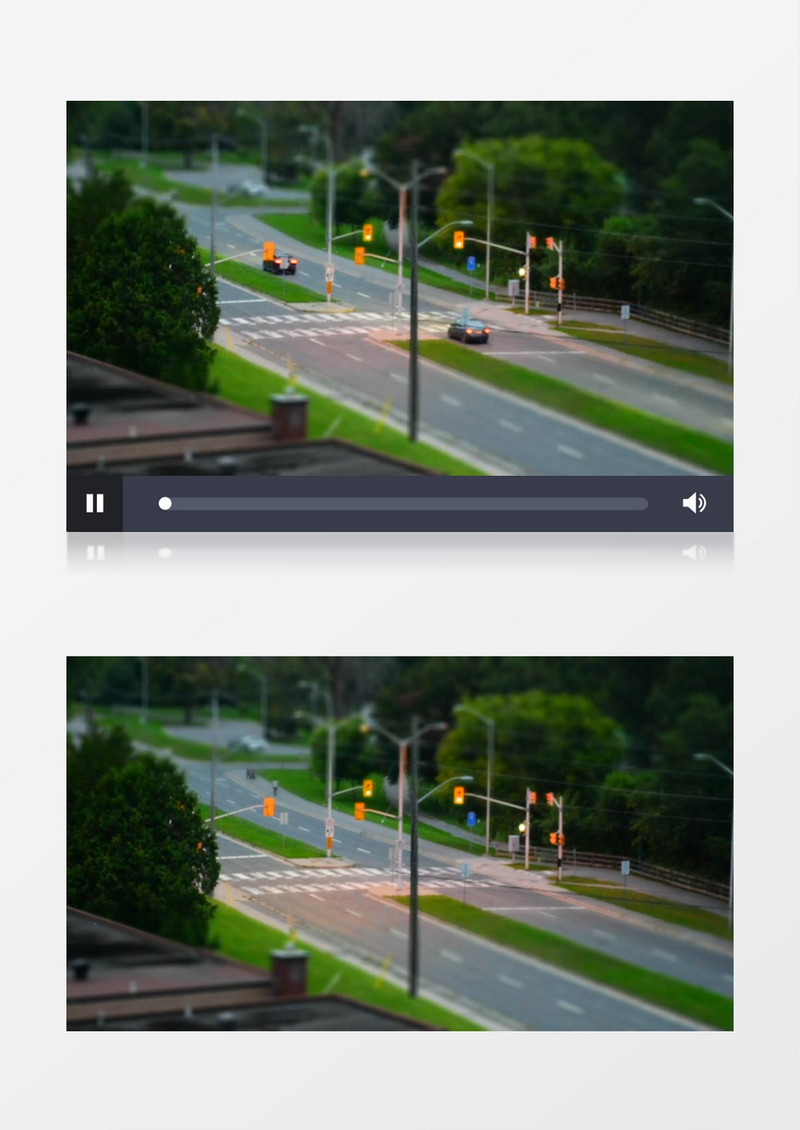 延时拍摄道路上的车流实拍视频素材