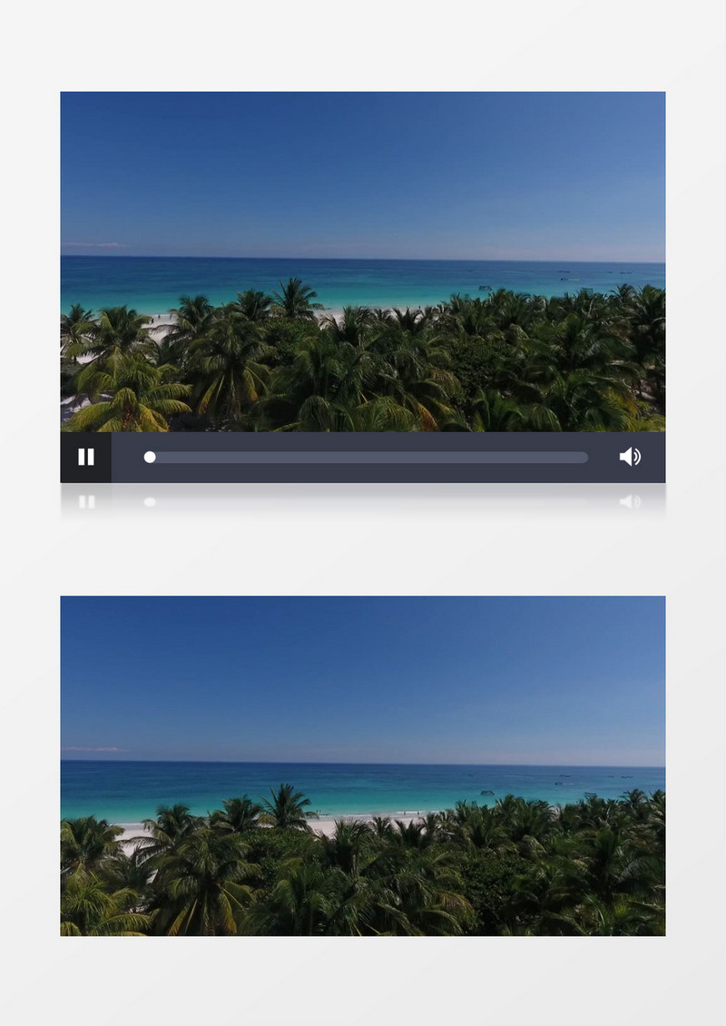 航拍的三亚海边风景实拍视频素材