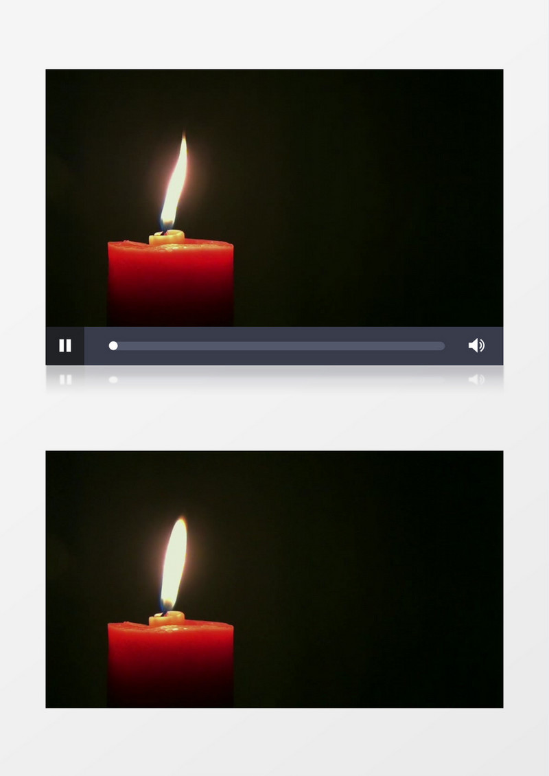 实拍蜡烛火焰的燃烧变化实拍视频素材  