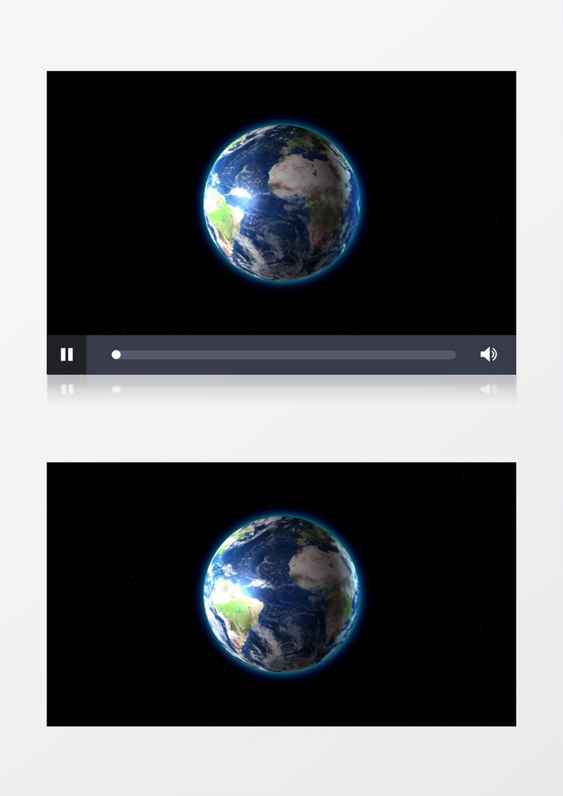 开放空间世界地球行星运转视频素材