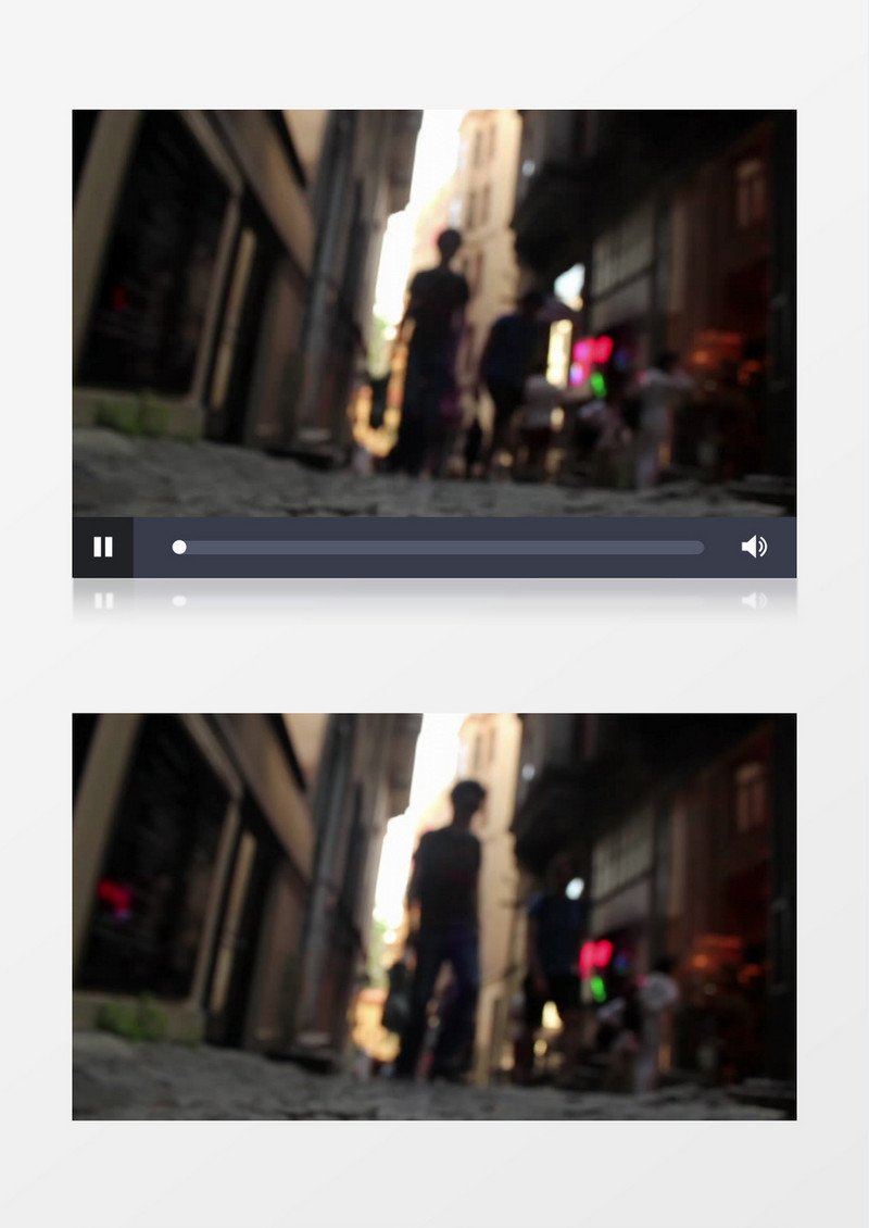城市街道实拍视频素材