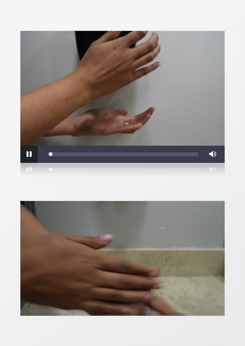 平常人洗手实拍视频素材