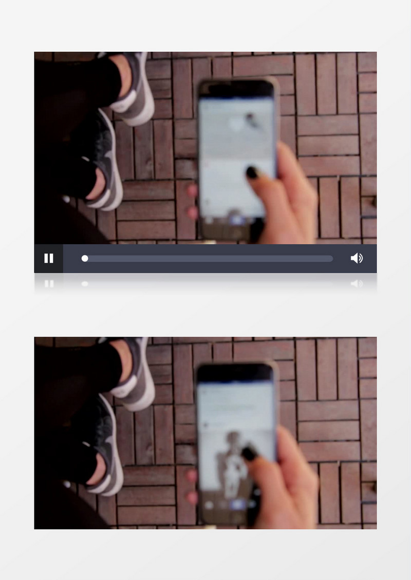 近距离拍摄现代人使用操作智能手机滚动手机屏幕实拍视频素材