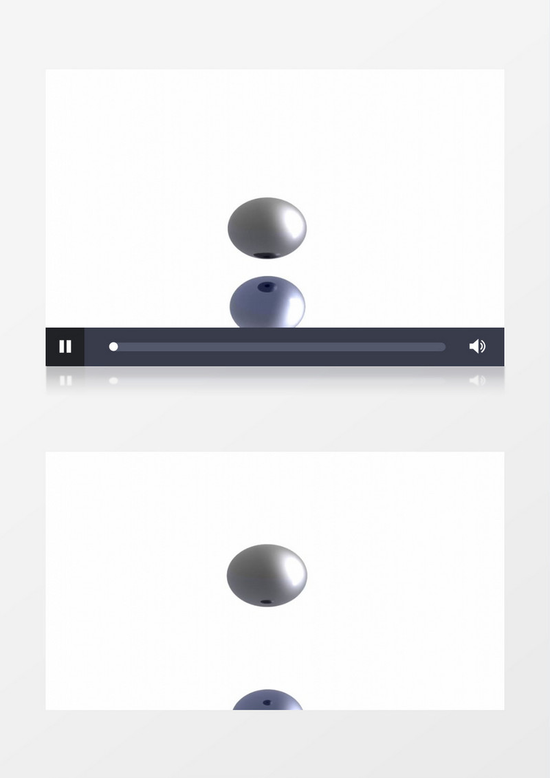 3D抽象圆球实验反弹视频素材