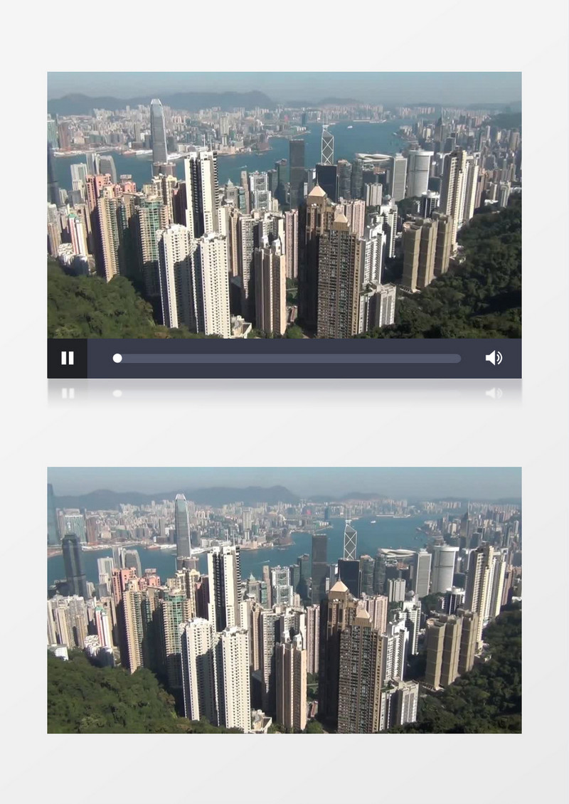 航空高清俯拍城市建筑实拍视频素材mp4