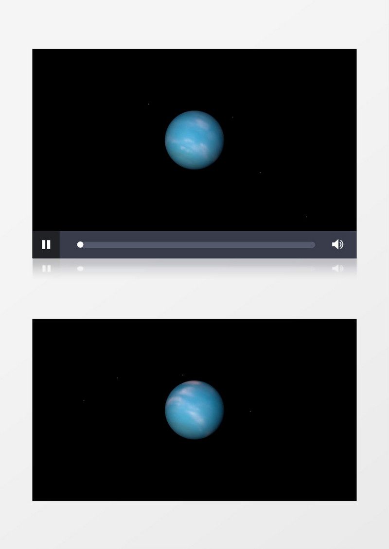 3D模型展示星球自转过程视频素材