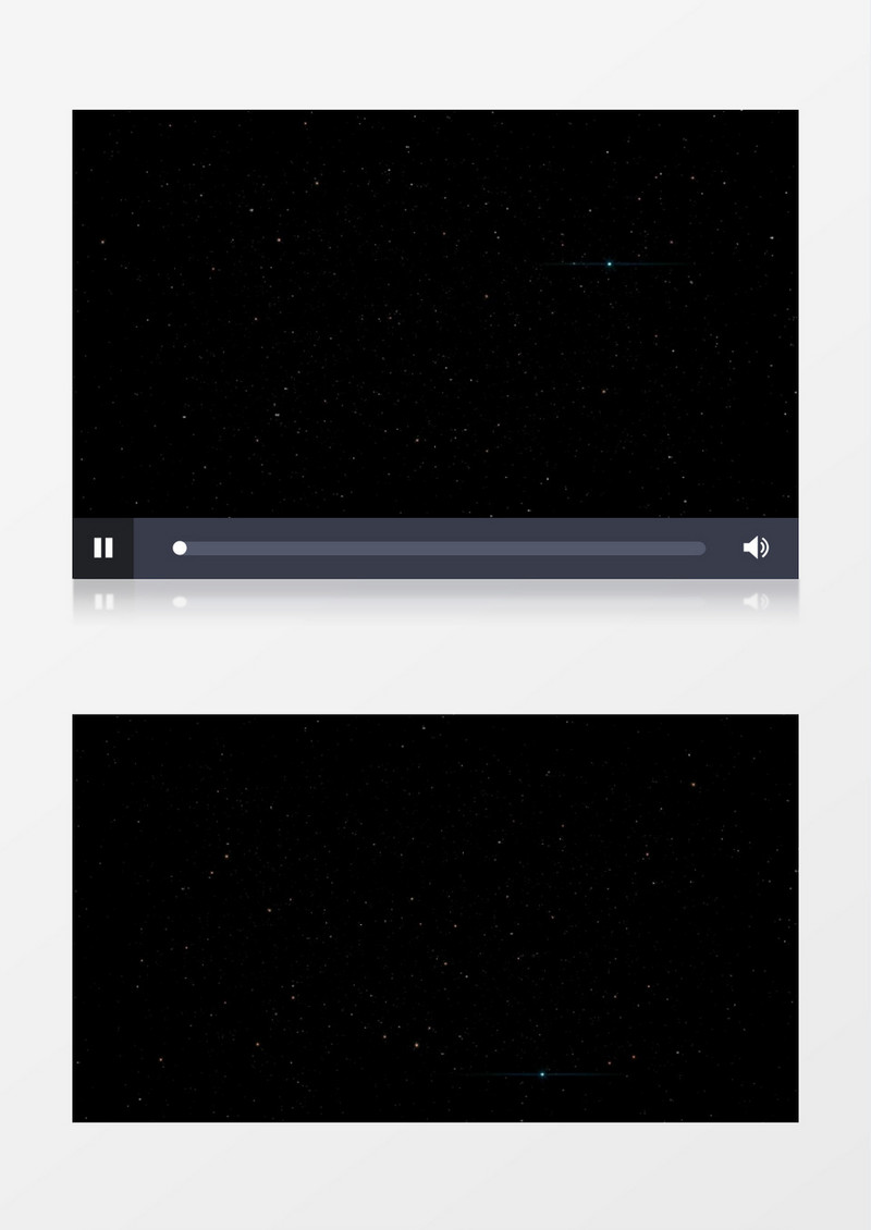 夜空星点闪烁粒子运动视频素材