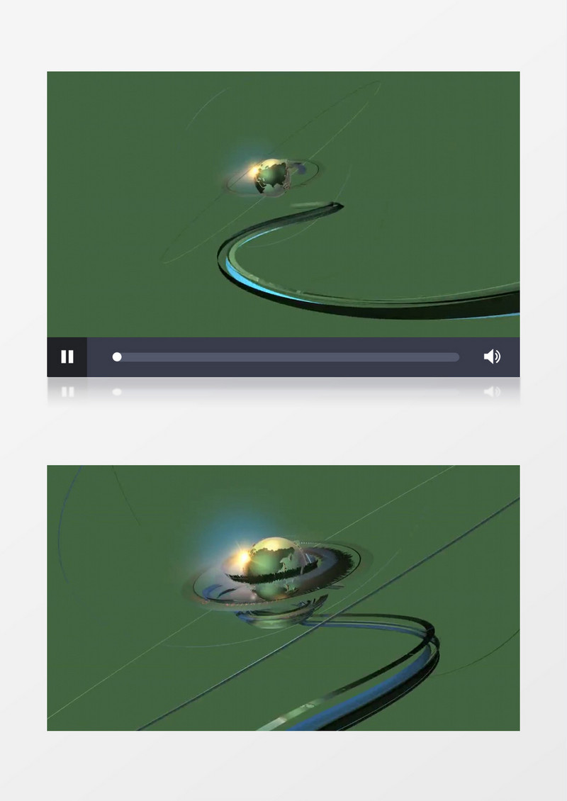 计算机标志动画三维动画视频素材
