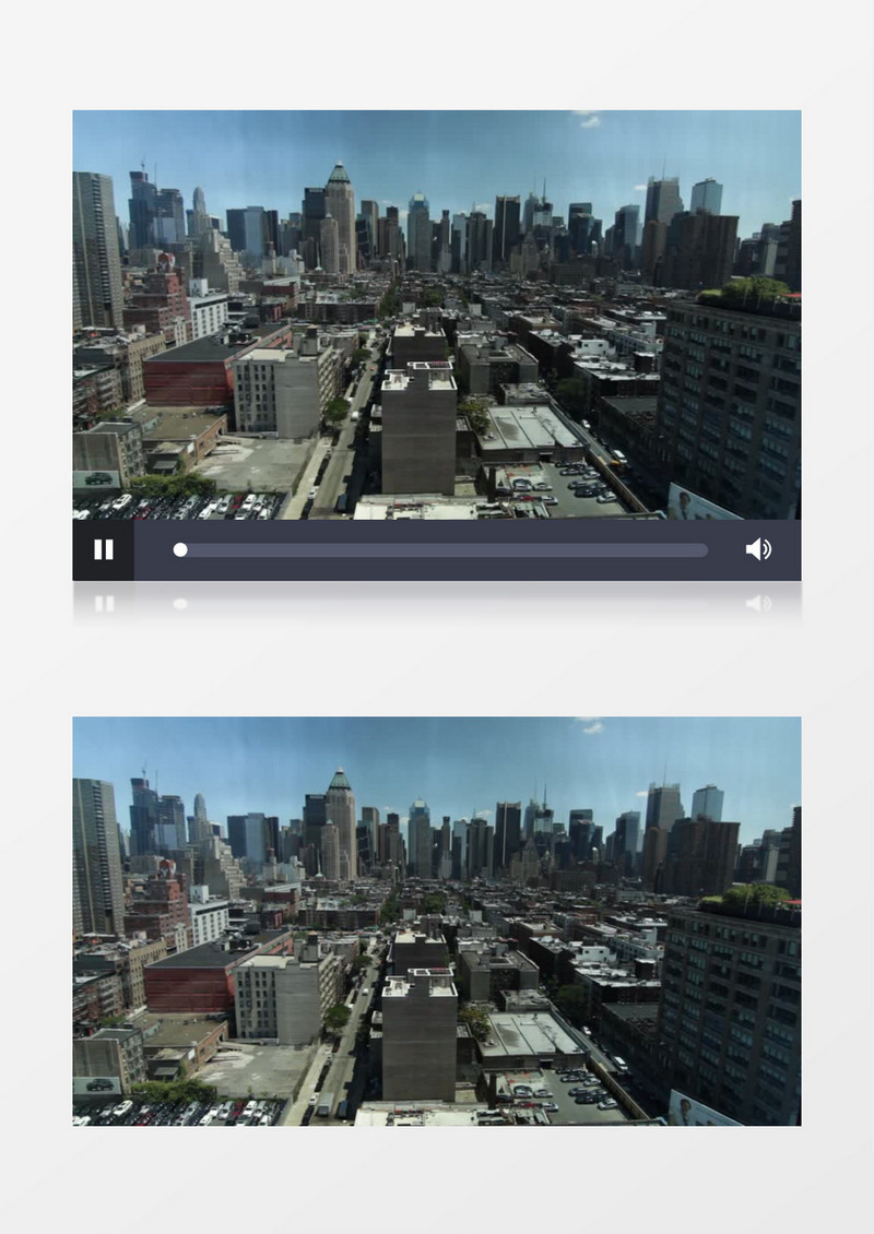 大都市360度全景实拍视频素材