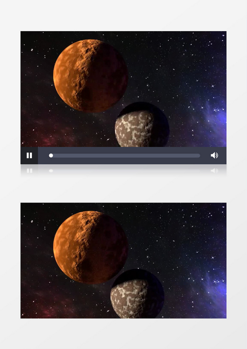 科学系列星球碰撞爆炸粒子动画效果视频素材