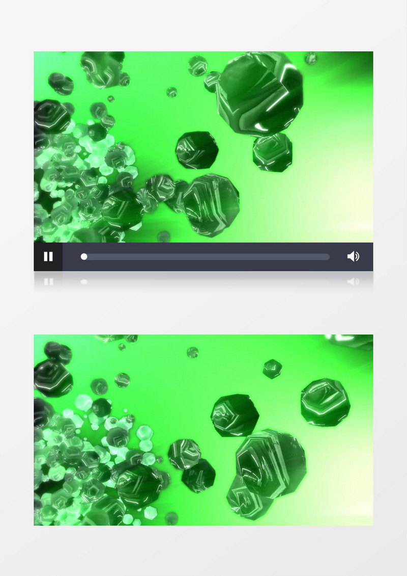绿色球体运动视频素材