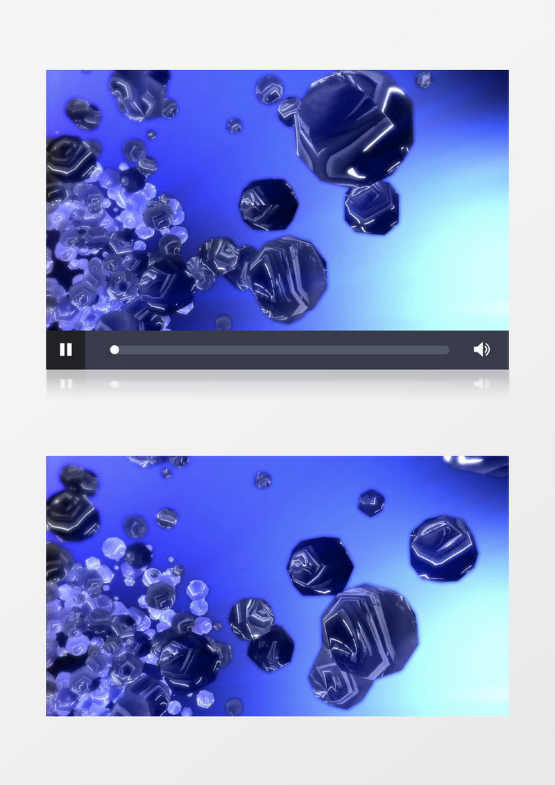 3D粒子球运动视频素材