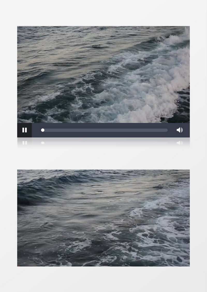 近距离拍摄海岸岸边岩石涨潮落潮实拍视频素材