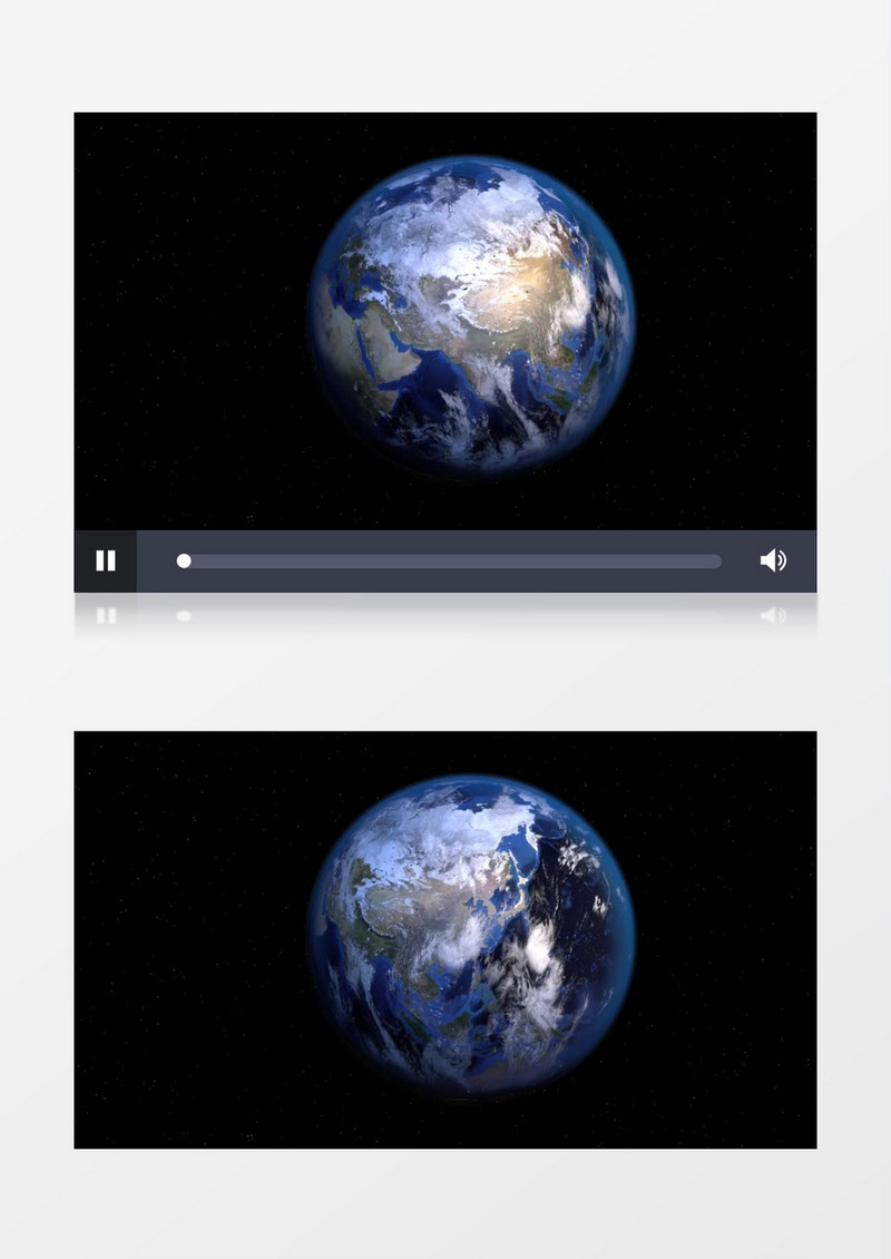 世界地图3d天体行星环绕模型视频素材