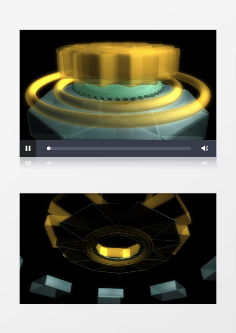 3D动画抽象模拟力学运动视频素材
