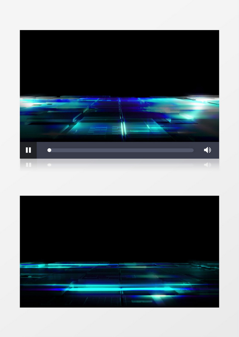 蓝色未来科技光效果视频素材