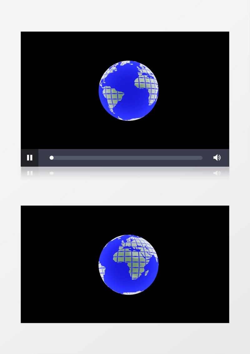 3D动画抽象宇宙地球地球仪演变平面地图视频素材