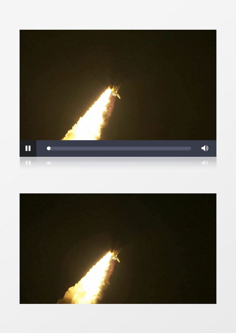 高清拍摄夜晚火箭发射太空旅行空间探索实拍视频素材