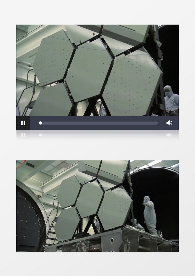 宇宙科学太空探索空间站实拍视频素材