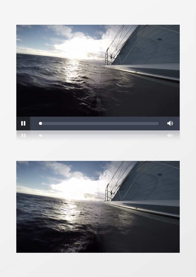 近距离高清船舶航海实拍视频素材