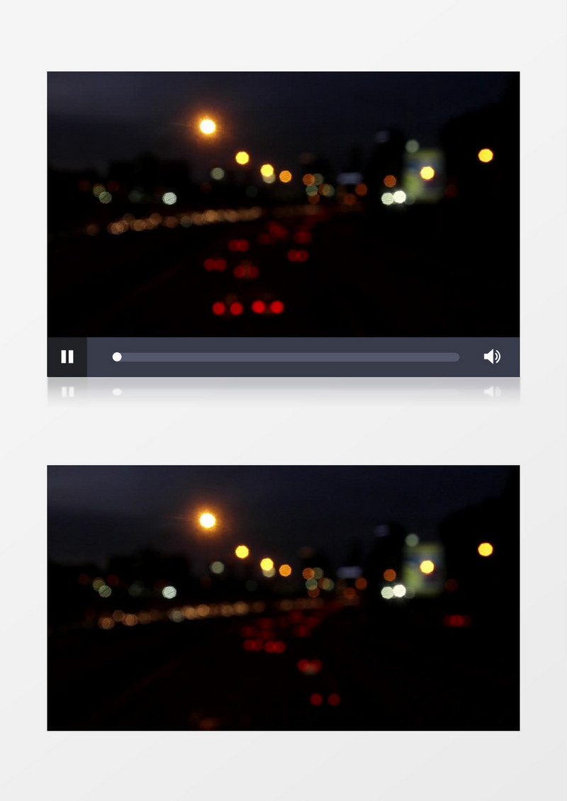 公路上行走车辆模糊散景实拍视频素材