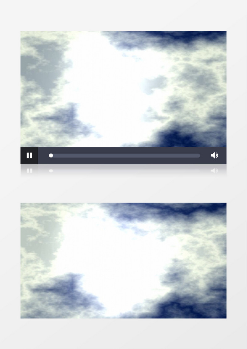 太阳照射下云彩多姿多彩的变化视频素材