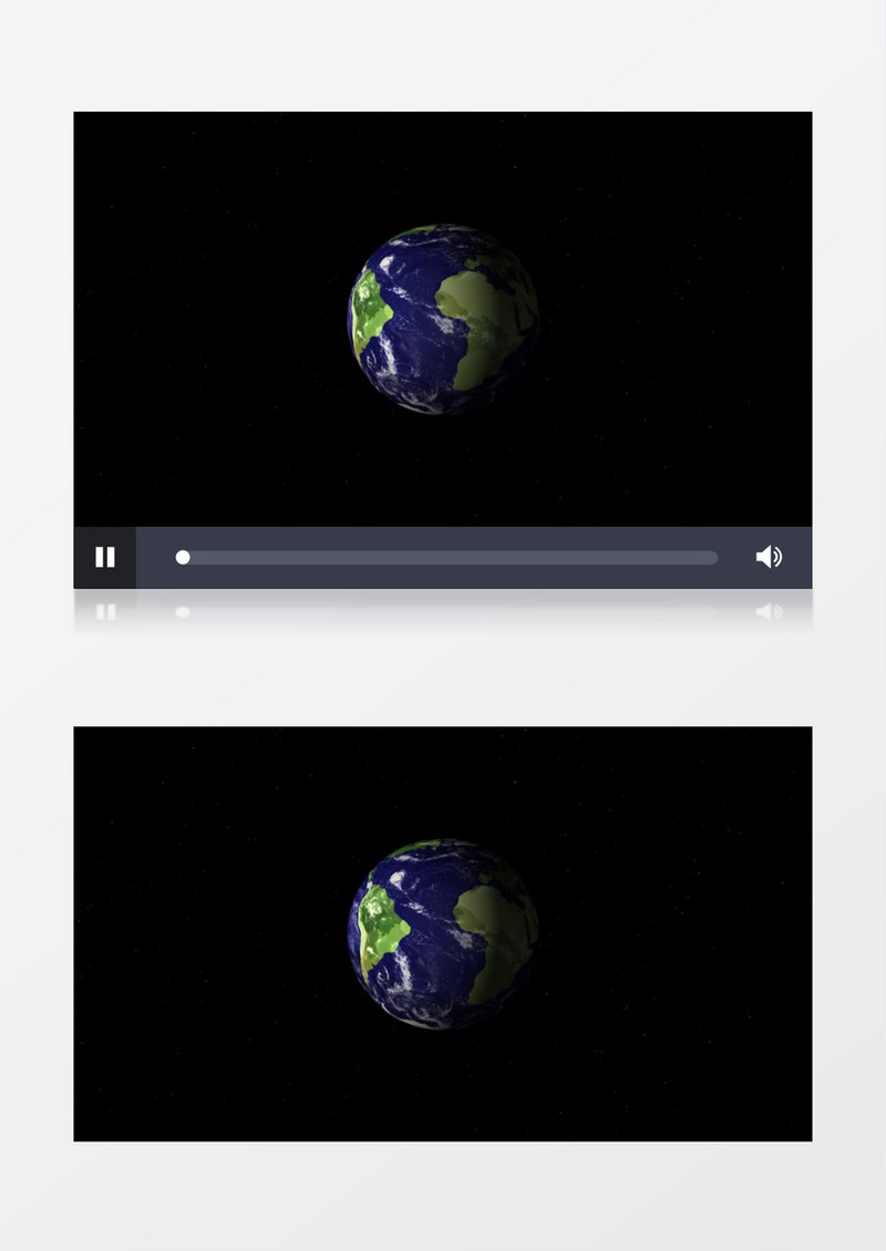 3D动画模拟抽象世界地球行星运行视频素材